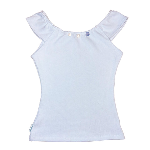 One of a kind Knit Blue buttons