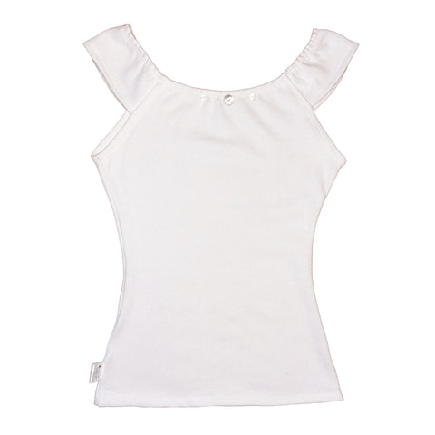 One of a kind Knit white buttons