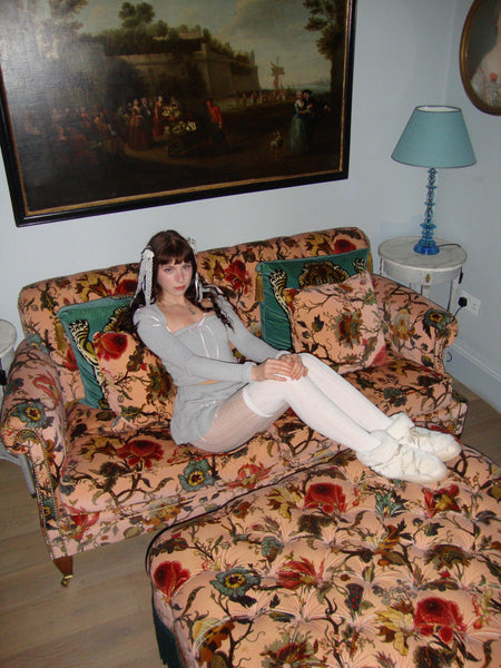 Cosy Coquette Set In Smoke