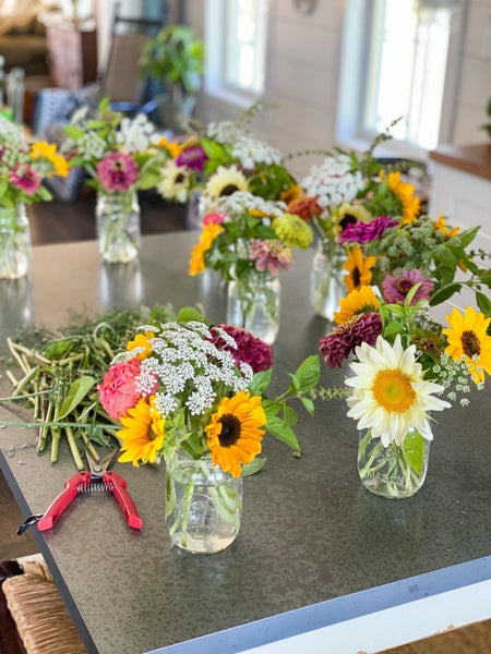 Sip & Flower Arrange Jam Jar Bouquet