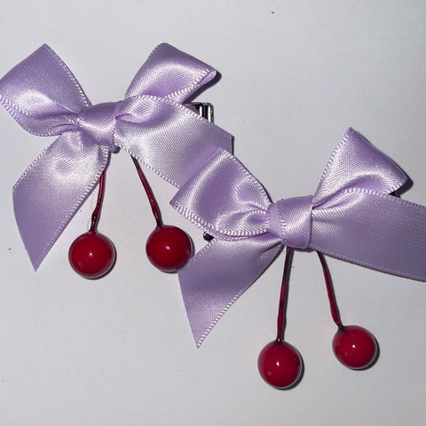 Very Berry Cherry Hair Clips