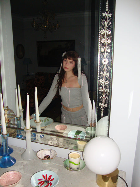 Cosy Coquette Set In Smoke