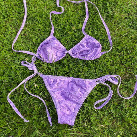 Lilac Logo Bikini