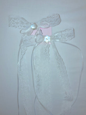 Vintage Button Hair Clip Set