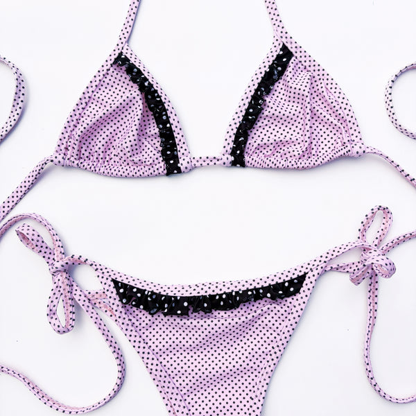 Polka Dot Bikini Pink