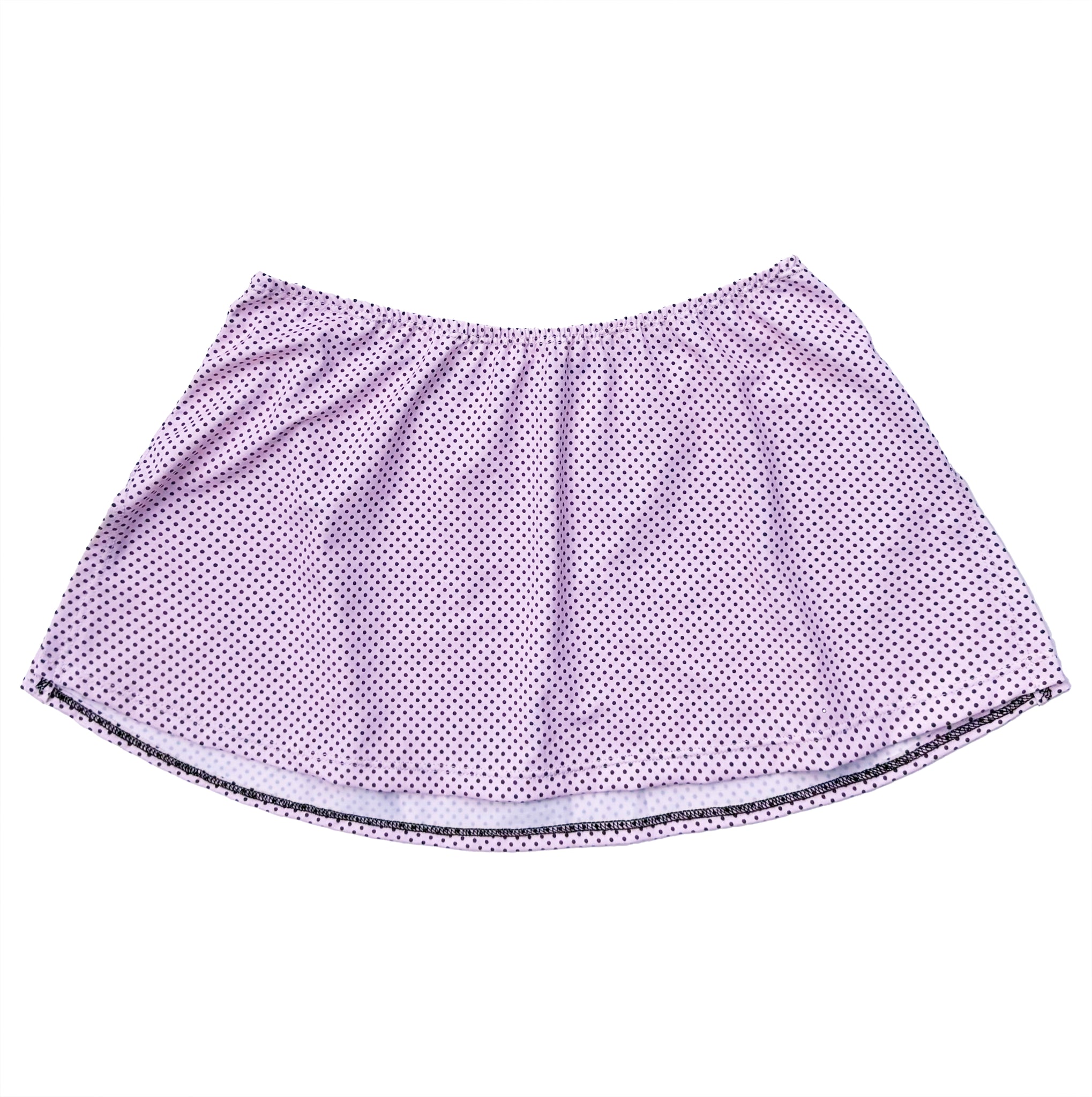 Polka Dot Swim Skirt Pink