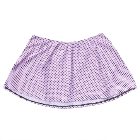 Polka Dot Swim Skirt Pink