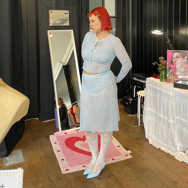 Bella 3 Piece Polka Dot Mesh Set