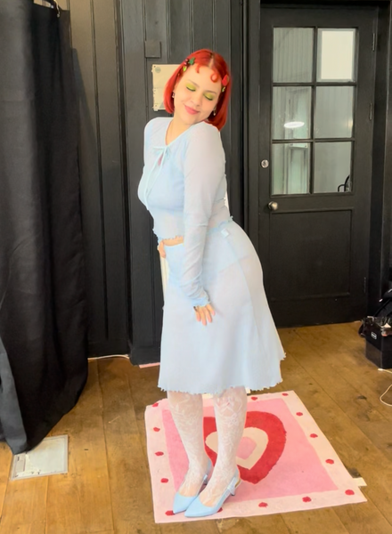 Bella 3 Piece Polka Dot Mesh Set