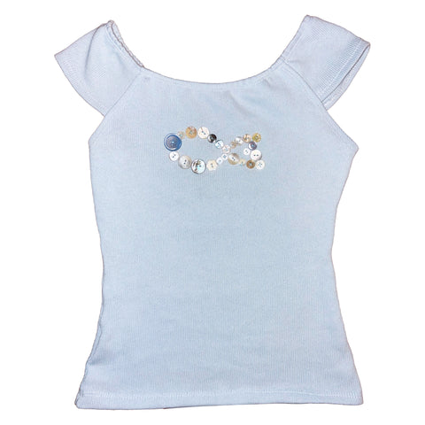 One of a kind Knit Blue Fish