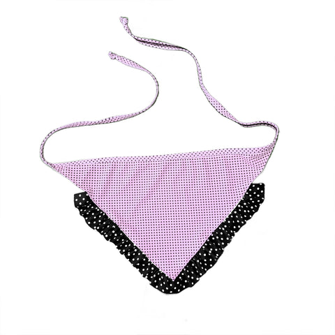 Pink Polka Dot Swim Bandana
