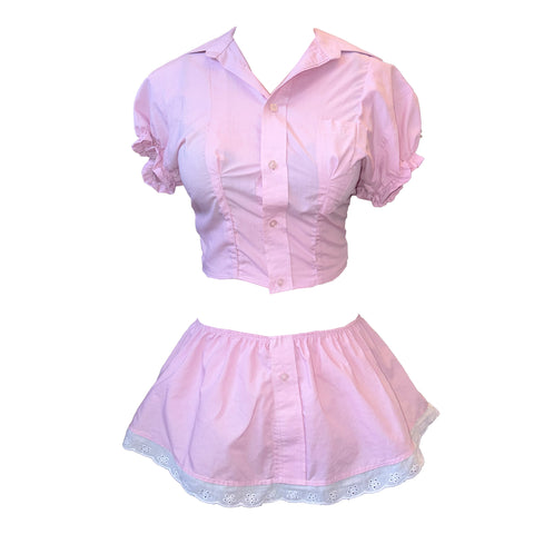 One of a kind custom skirt set